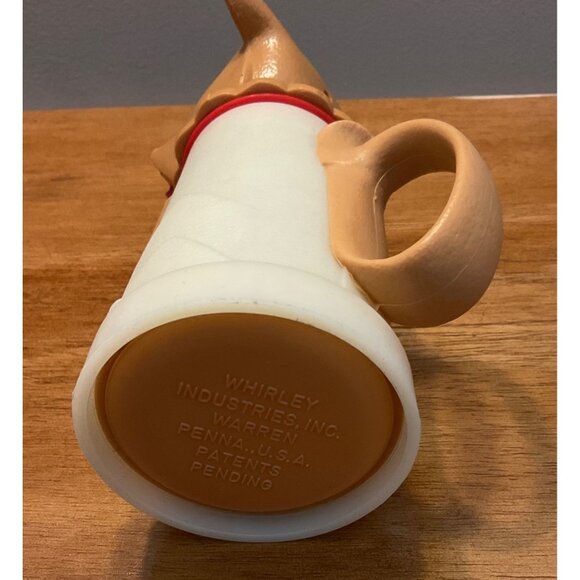 Vintage Whirley Industries plastic Moo Cow Creamer Pitcher w Handle - Picture 5 of 5